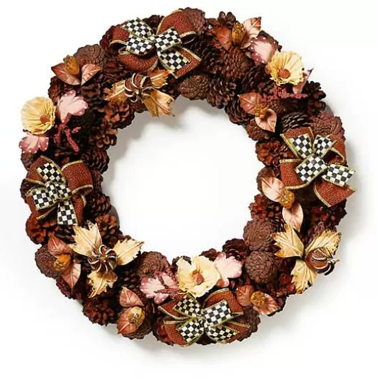 Sale MacKenzie-Childs Autumnology Pinecone 18 Wreath