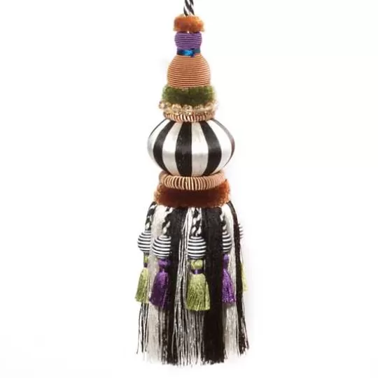 Shop MacKenzie-Childs Black  White Bibelot Tassel