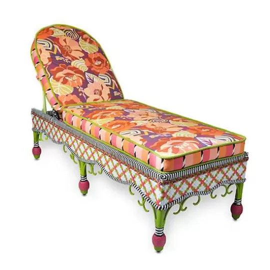 Shop MacKenzie-Childs Breezy Poppy Outdoor Chaise