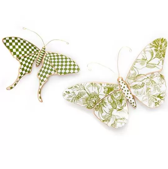 Best MacKenzie-Childs Butterfly Duo Wall Decor - Green