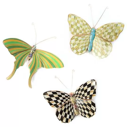 Sale MacKenzie-Childs Butterfly Trio Wall Decor - Meadow