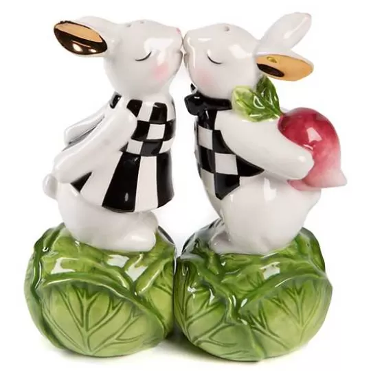 Cheap MacKenzie-Childs Cabbage Garden Salt  Pepper Set