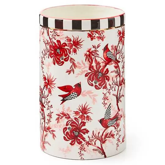 Shop MacKenzie-Childs Cardinal Toile Short Vase