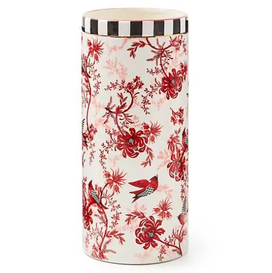 Best MacKenzie-Childs Cardinal Toile Tall Vase