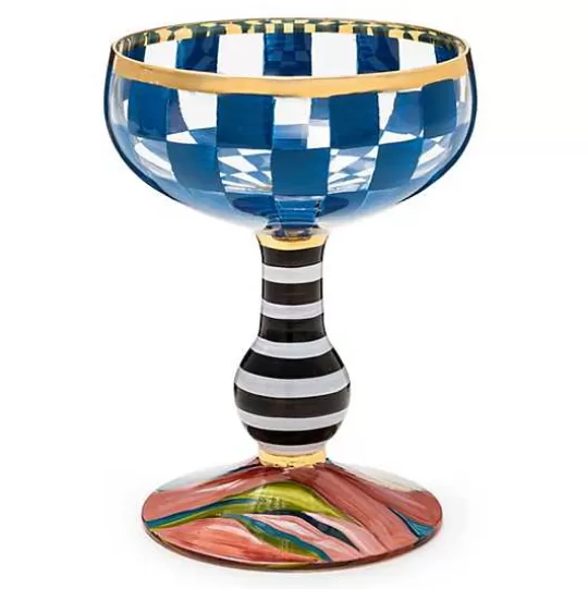 Outlet MacKenzie-Childs Carnival Royal Coupe Glass