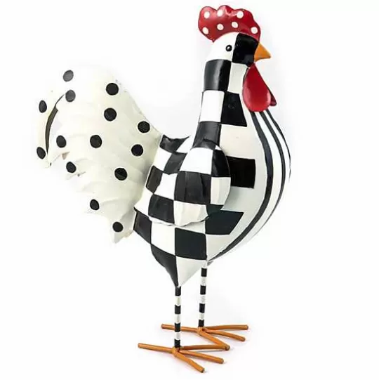 Store MacKenzie-Childs Checkerdot Rooster - Large