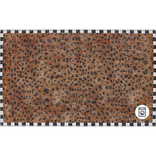 Sale MacKenzie-Childs Cheetah 3' x 5' Washable Rug