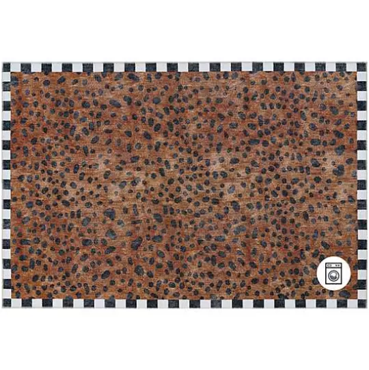 Sale MacKenzie-Childs Cheetah 5' x 7'6 Washable Rug