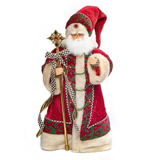 Best MacKenzie-Childs Christmas Magic Santa With Staff