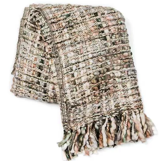 Store MacKenzie-Childs Cobblestone Basket Weave Throw