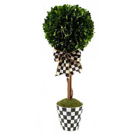 Best MacKenzie-Childs Courtly Boxwood Topiary Small Drop In