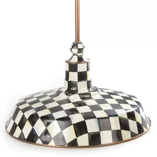 Best MacKenzie-Childs Courtly Check 18 Barn Pendant Lamp