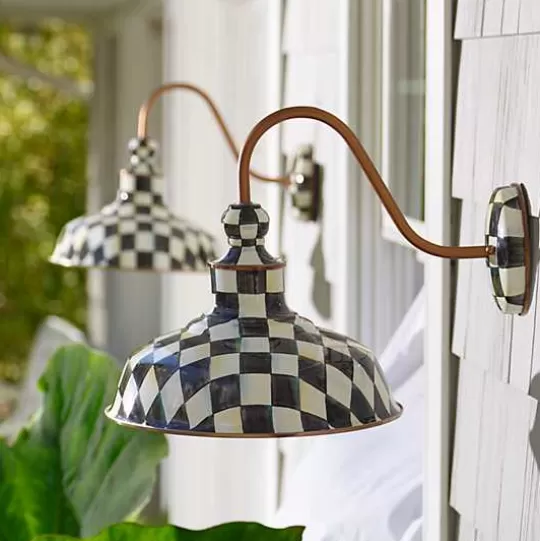 Sale MacKenzie-Childs Courtly Check 12 Barn Sconce