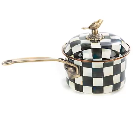 Store MacKenzie-Childs Courtly Check 2.5 Quart Saucepan