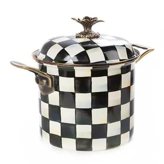 Sale MacKenzie-Childs Courtly Check 7 Quart Stockpot