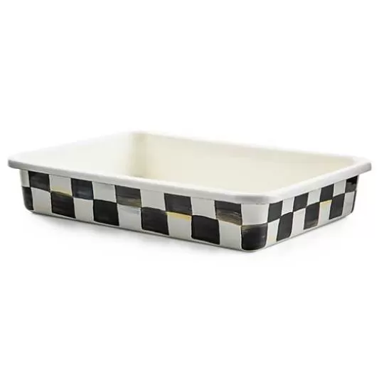 Best MacKenzie-Childs Courtly Check 9 x 13 Baking Pan