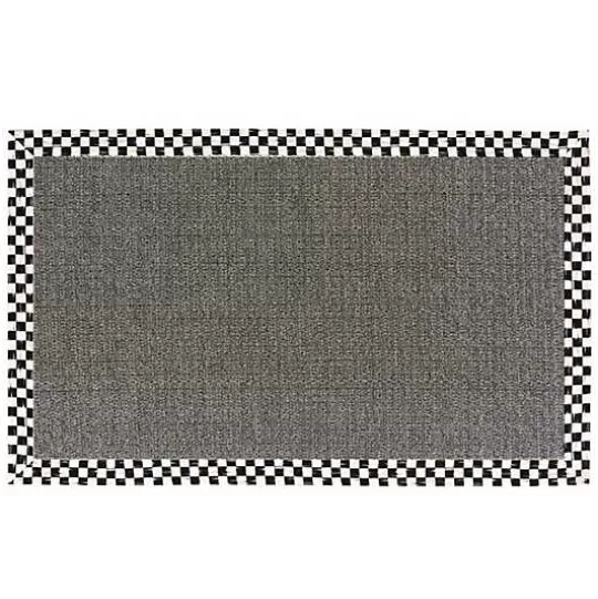 Shop MacKenzie-Childs Courtly Check 3' x 5' Grey Sisal Rug