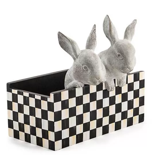 Shop MacKenzie-Childs Courtly Check Bunny Planter