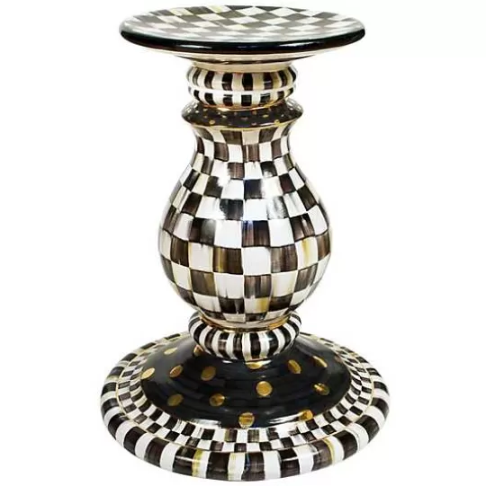 Flash Sale MacKenzie-Childs Courtly Check Ceramic Pedestal Table Base