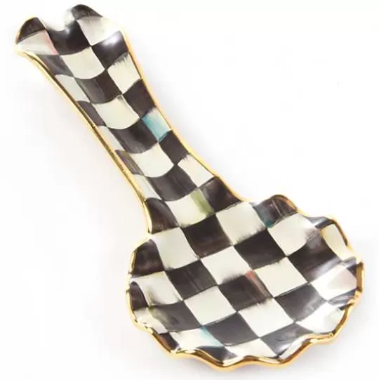 Discount MacKenzie-Childs Courtly Check Ceramic Spoon Rest