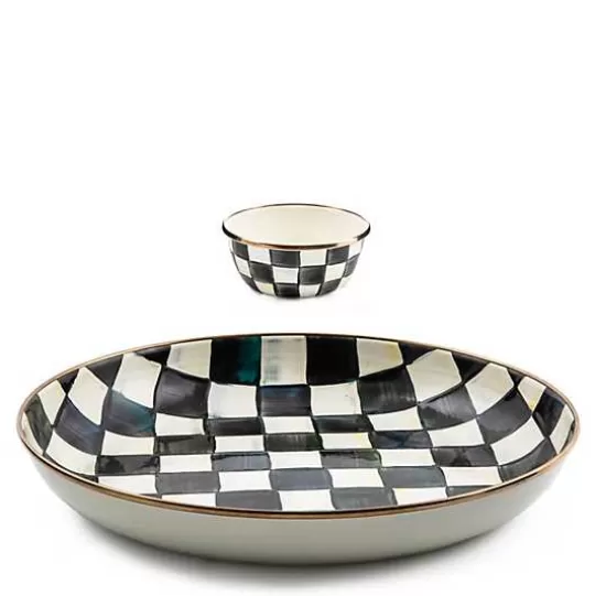 Online MacKenzie-Childs Courtly Check Chip  Dip Set