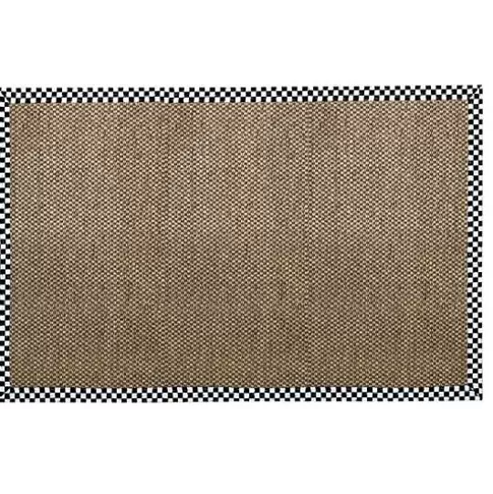 Sale MacKenzie-Childs Courtly Check Chunky Sisal Rug 8' x 10' Rug