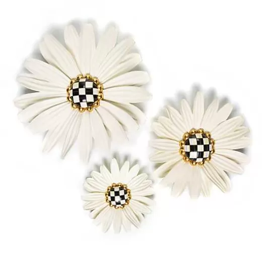 Shop MacKenzie-Childs Courtly Check Daisies - Set of 3