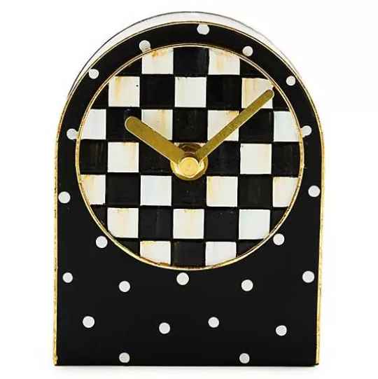 Store MacKenzie-Childs Courtly Check  Dot Clock