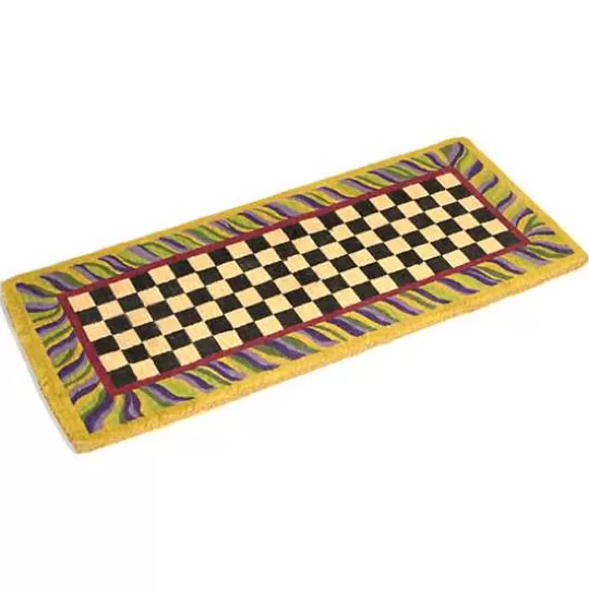 Sale MacKenzie-Childs Courtly Check Double Door Entrance Mat