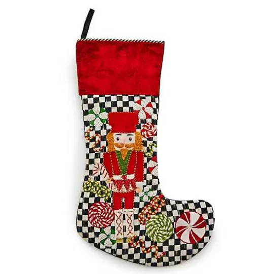 Best MacKenzie-Childs Courtly Check Holiday Nutcracker Stocking