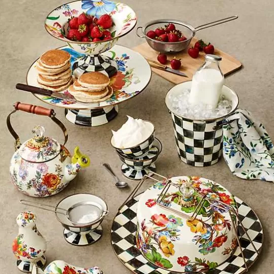 New MacKenzie-Childs Courtly Check Ice Cream Dish