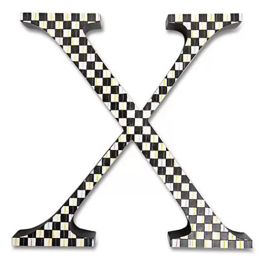 Shop MacKenzie-Childs Courtly Check Letter - X