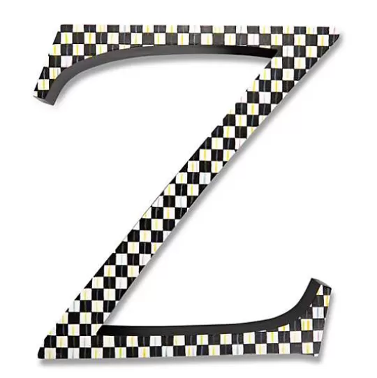 Hot MacKenzie-Childs Courtly Check Letter - Z