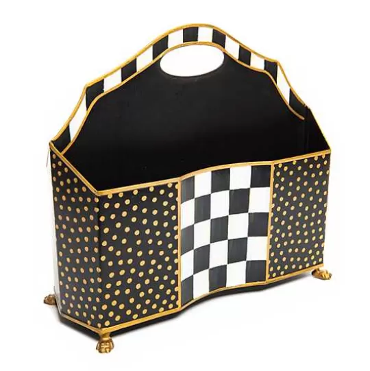 Hot MacKenzie-Childs Courtly Check Magazine Holder