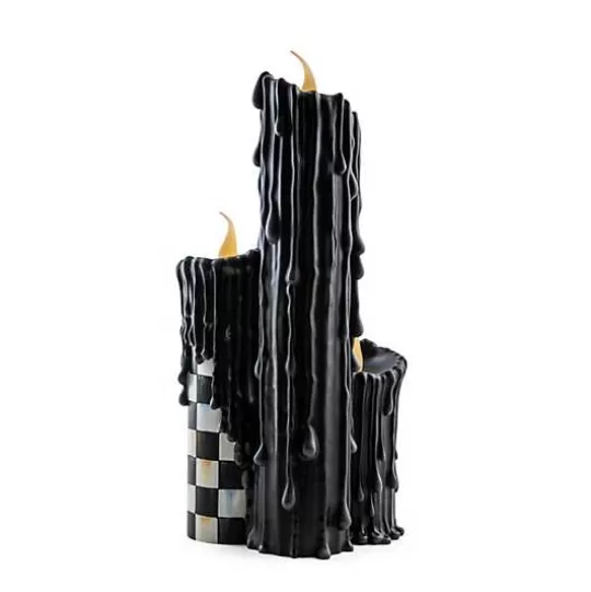 Discount MacKenzie-Childs Courtly Check Melting Candle Cluster