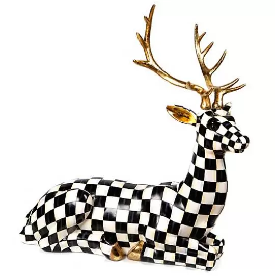 Online MacKenzie-Childs Courtly Check Outdoor Resting Deer