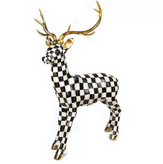 Shop MacKenzie-Childs Courtly Check Outdoor Standing Deer