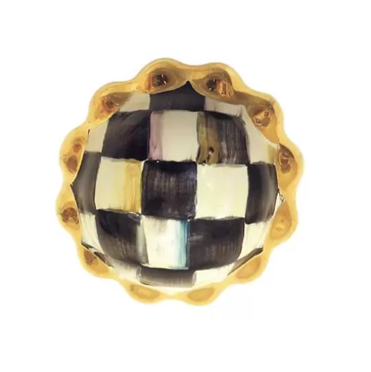 Store MacKenzie-Childs Courtly Check Petit Four Round Knob