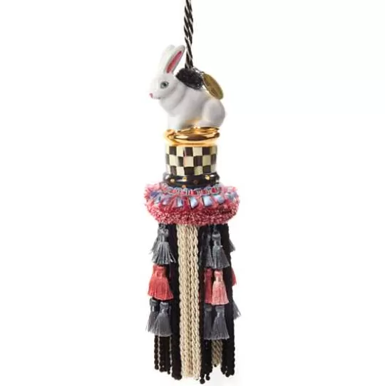 Best Sale MacKenzie-Childs Courtly Check Rabbit Tassel