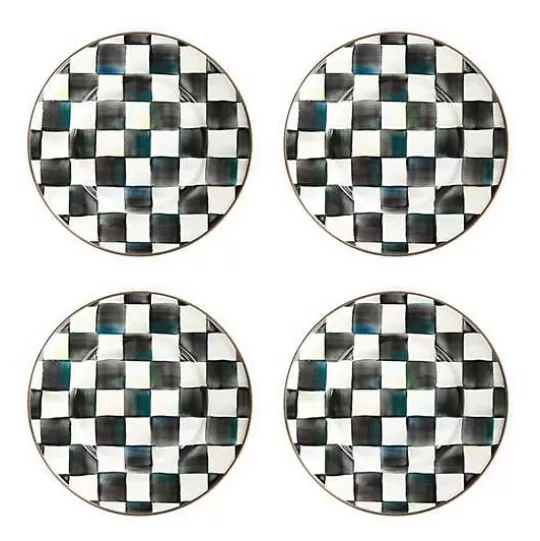 Store MacKenzie-Childs Courtly Check Salad Plates, Set of 4