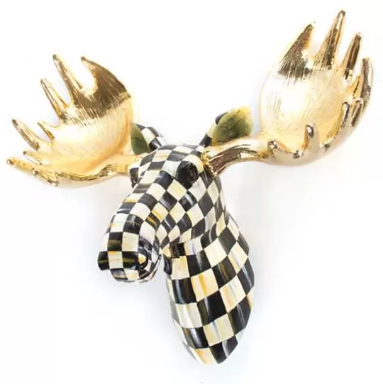 Cheap MacKenzie-Childs Courtly Check Small Moose