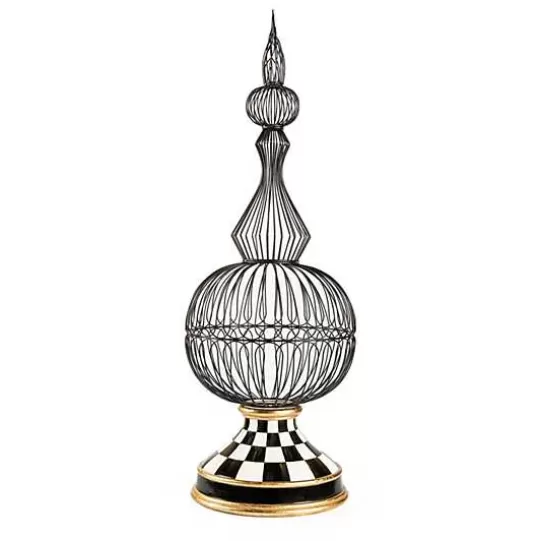 Shop MacKenzie-Childs Courtly Check Small Wire Topiary