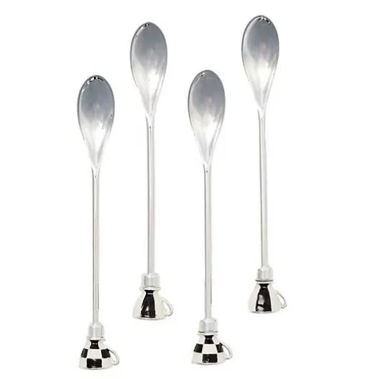 Cheap MacKenzie-Childs Courtly Espresso Spoons, Set of 4