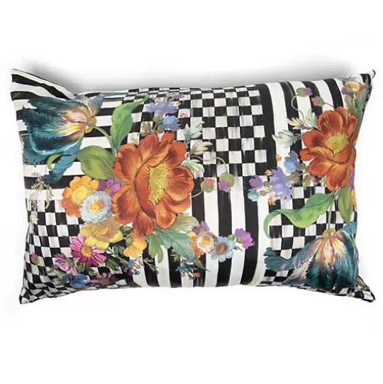 Sale MacKenzie-Childs Courtly Flower Market Lumbar Pillow