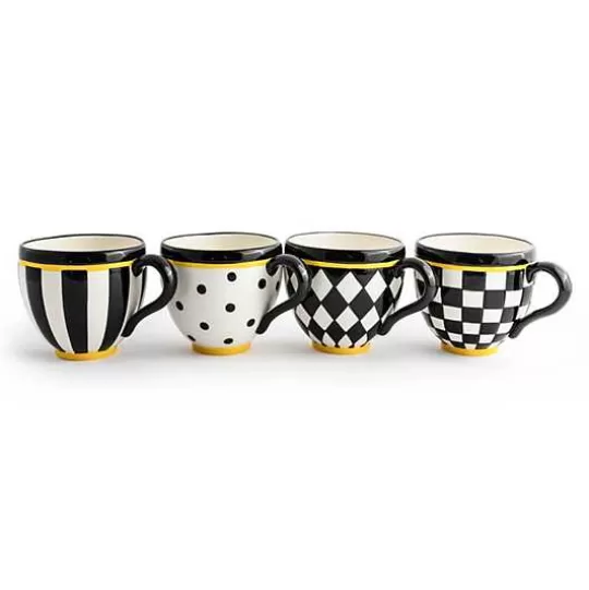 Best Sale MacKenzie-Childs Courtly Mugs, Set of 4