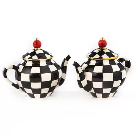 Shop MacKenzie-Childs Courtly Teapot Salt  Pepper Set