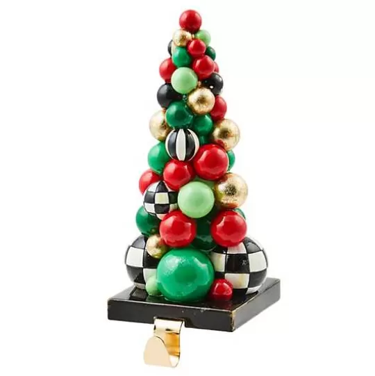 Clearance MacKenzie-Childs Cozy Christmas Bauble Tree Stocking Hook