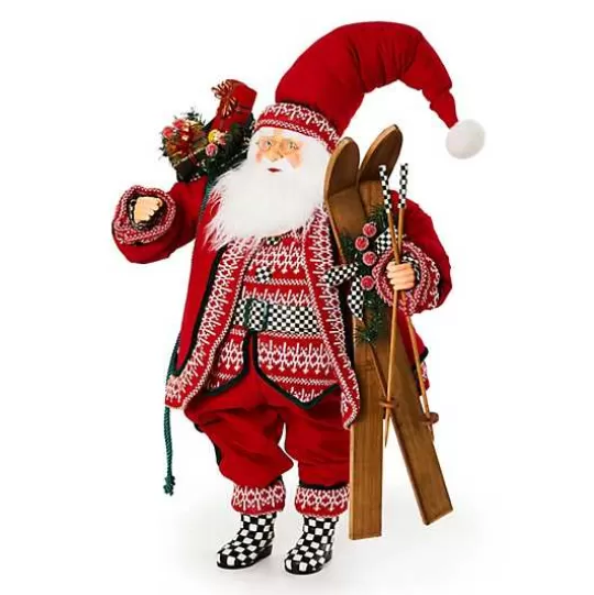 Clearance MacKenzie-Childs Cozy Christmas Large Santa with Gifts