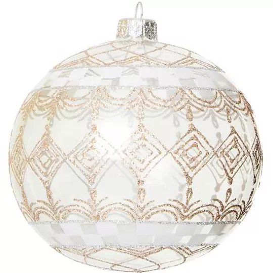 Cheap MacKenzie-Childs Crystal Palace Ball Glass Ornament