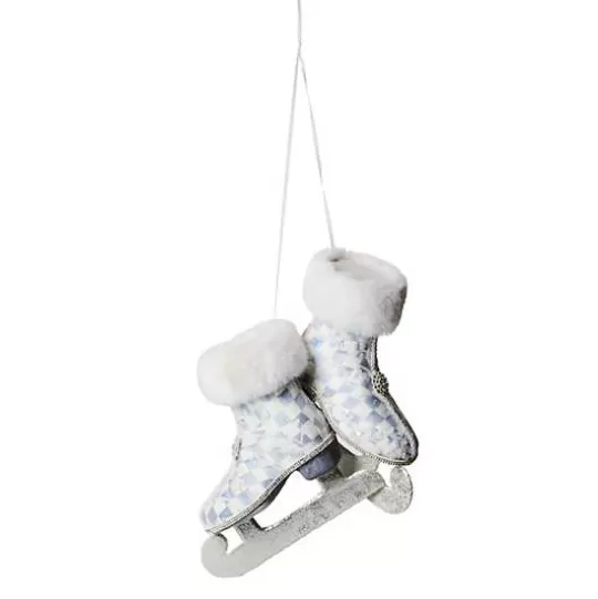 Clearance MacKenzie-Childs Crystal Palace Skates Ornament